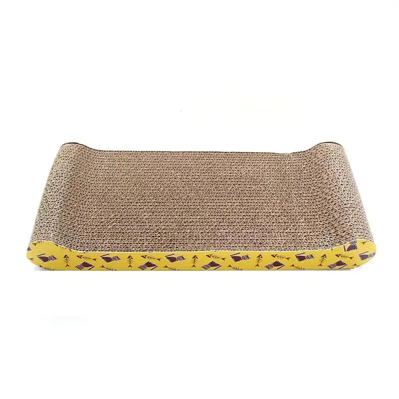 Cat Toys Pet Cat Scratching Board Corrugated Cardboard Pad Grinding Nails Interactive Protecting Furniture Cats Scratcher Toy