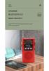High-End Multi-Band Mini Radio with Bluetooth, Headphone Jack, and Music/Call Functionality