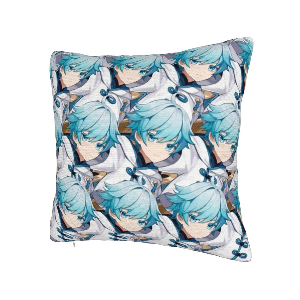 Chongyun Genshin Impact Game Pillowcase Soft Cushion Cover Decorations Throw Pillow Case Cover Bedroom Zipper