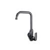 Grey/Black Kitchen Sink Faucet Intelligent Digital Display Brass Deck Mounting Rotatable Hot And Cold Mixer Tap for Kitchen