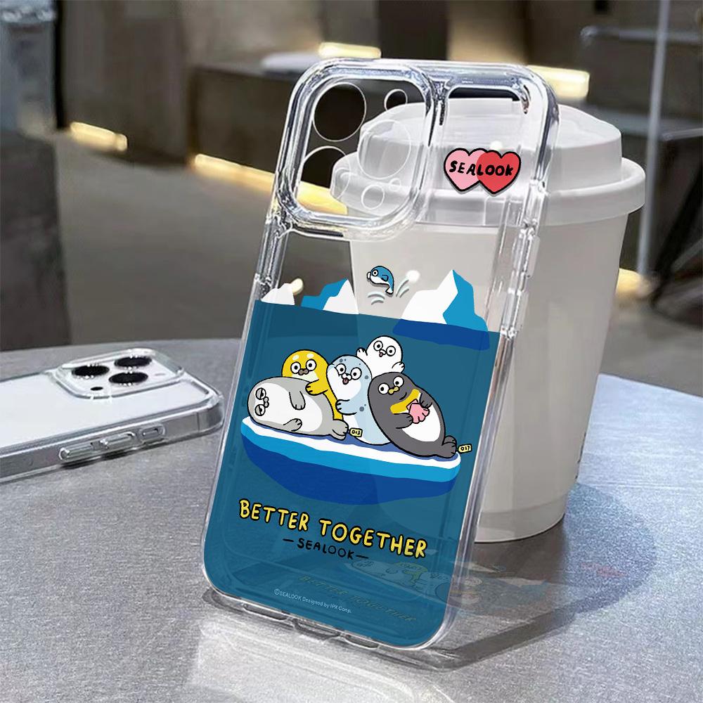 

Cute Sealook Phone Case For Samsung Galaxy A55 A35 A25 A15 A05s A54 A24 A14 A06 A05 A13 A53 A33 A23 4G 5G Back Cover Samsung A23