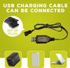 1x Li-ion Battery 7.4V 600mAh 2S with SM-3P Connector + USB Cable – Compatible with RC Car DE82, TK3086B, TK-3082B, G20601, Stunt Flip Car