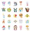50 Kawaii Big Eyes Pet Stickers Anthropomorphic Big Eyes Apple Waterproof Decorative Stickers