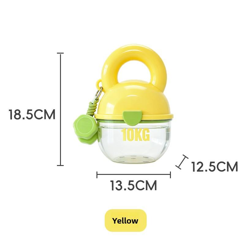 

Doggy s Outdoor Water Bottle Pet Drinking Fountain Outdoor Shoulder Bag with Handle That Can Be Carried By Hand Travel Cup Cheese yellow