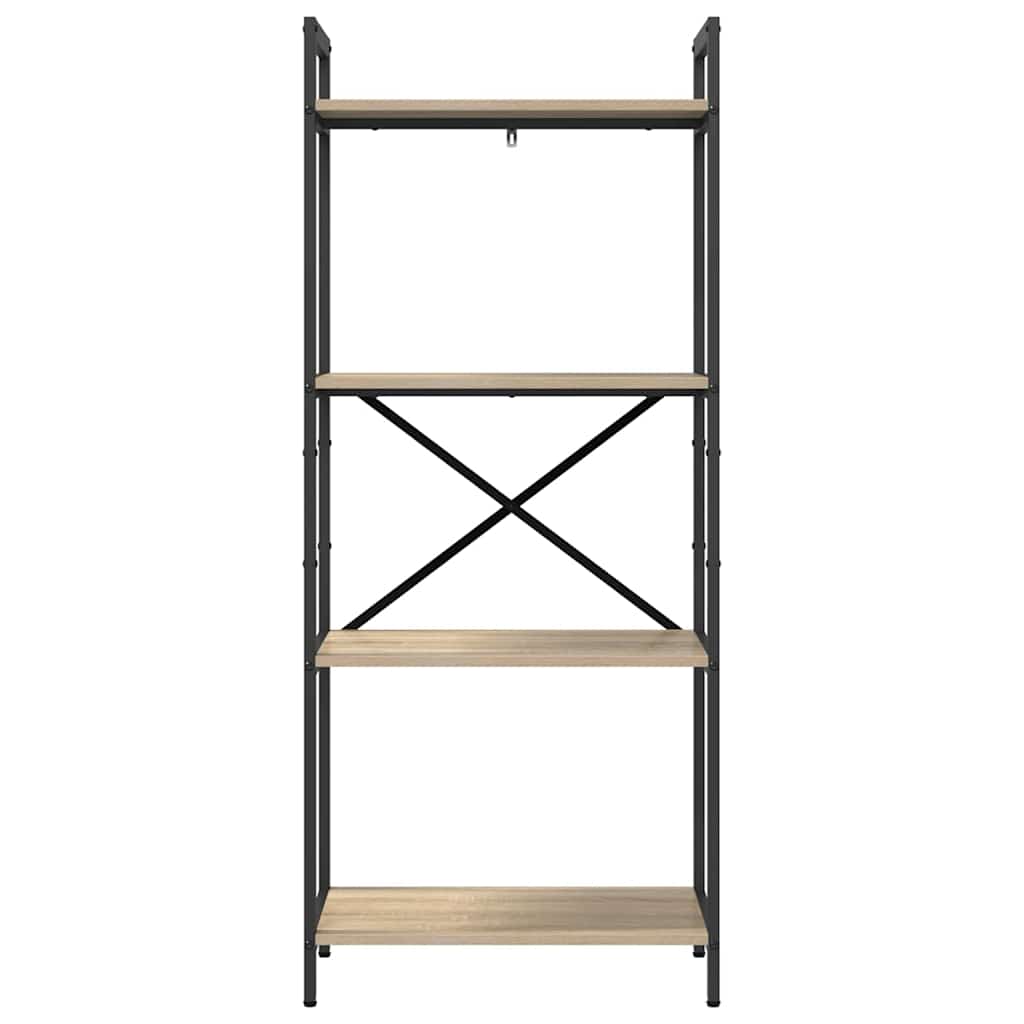 Bookshelf Sonoma Oak 56 X 34 X 133.5 Cm Particleboard