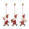 Retro Christmas Decoration Iron Pendant Christmas Tree Room Party Holiday Decorative Metal Home Ornaments Shoot Prop Key Lanyard