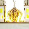 Mubarak Ornament, Tabletop Decor Accessories LED 3D Party Eid Decor, for Gift