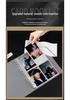 Large B5 Card Collection Album with Thick Transparent Pages, Storage Binder for Tickets and Star Memorabilia, Four-Grid or Nine-Grid Layout