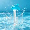 Floating Pool Thermometer Portable Water for Pond Spas Tubs 9x19cm Crab