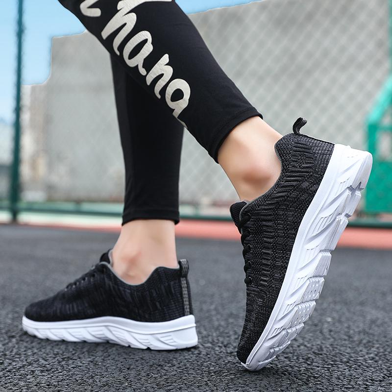 Новая мода летающая тканая спортивная повседневная мужская обувь с мягкой подошвой — фото 12