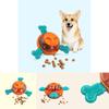 Durable Abs Tpr Dog Chew Ball With Treat Release For Interactive Play And Mental Stimulation
