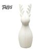 Minimalist Desktop Ornament 3D Printed Reindeer Sculpture, Modern Deer Figurine, Creative Sculpture for Office Holiday Elk Statue Living Room Tabletop