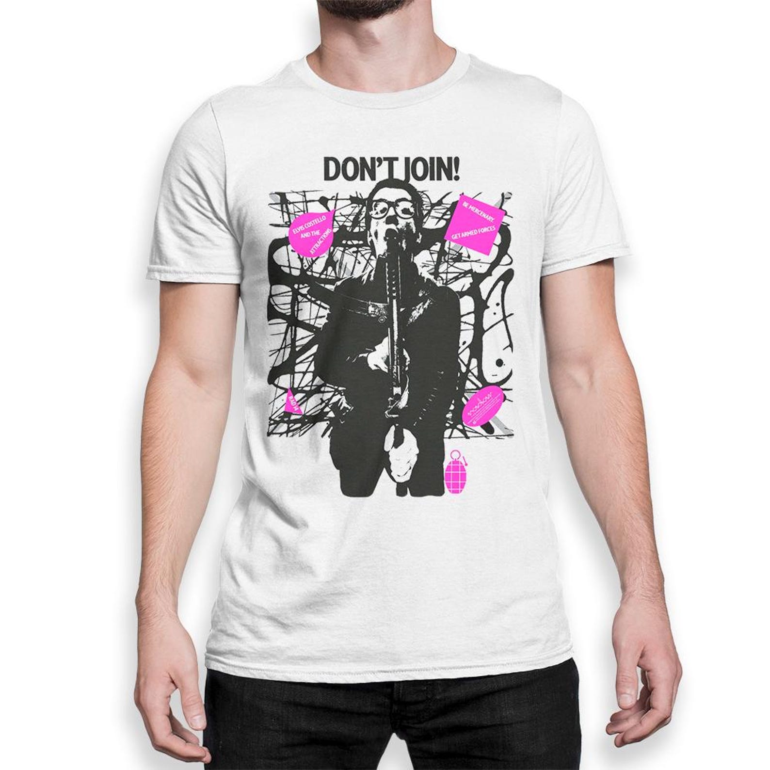 Elvis Costello Don t Join T-Shirt, Men s and Women s Size L