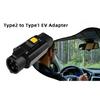 Type 2 to Type 1 EV Charger Adapter 32A Convert IEC 62196 Charger to J1772 Socket for Single-Phase Electric Cars