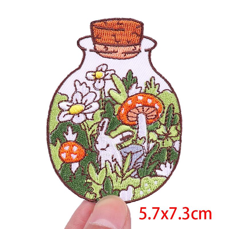Outdoor/Adventure Embroidey Patch DIY Cartoon Sun Iron On Embroiderd Patches For Clothing Sew Stickers Badge Decoration
