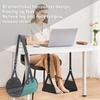 Plane Train Car Footrest Hanger Adjustable Portable Travel Foot Rest Hammock Space Saving Leg Support for Office and Travel