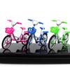 1:10 Alloy Bicycle Model Toy for Kids Durable Metal Bike Miniature Cartoon Children Gift Environmentally Friendly Bicycle