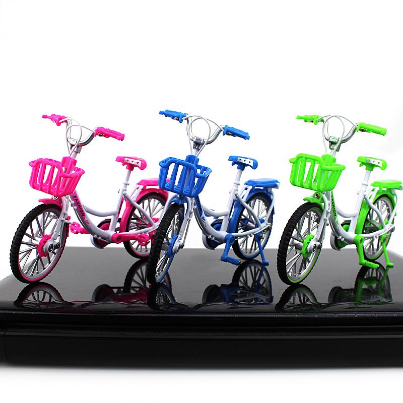 1:10 Alloy Bicycle Model Toy for Kids Durable Metal Bike Miniature Cartoon Children Gift Environmentally Friendly Bicycle