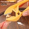 Stainless Steel Garlic Peeler Skin Remover Onion Peeler Tool Ergonomic Handheld Garlic Peeling Tweezers Clips Pliers for Quick Peeling
