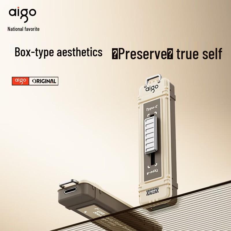 

Aigo M1 Dual-Interface USB3.2 Type-C SSD Flash Drive