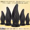 Hitasi Dildo for Extra Thick Anal Soft Spiral Anal Anal Anal Beginner To Anal Weight Anal Adult Toys Black M Maximum Diameter Women, Plug, PVC, Toy,