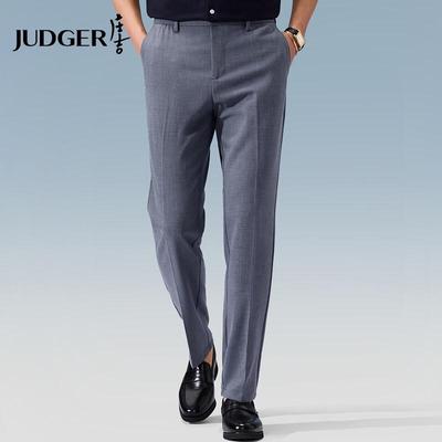 Judger Herren Lyocell Leinen Business Casual Hose