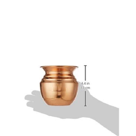 Matt kopparfärgad Kalash, 600 ml