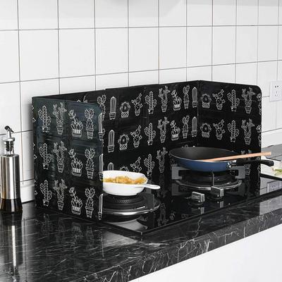 Anti-Splashing Stove Oil Baffle Plate Aluminum Kitchen Cooker Shield Cooking Frying Oil Splash Guard Protection Screen Cover