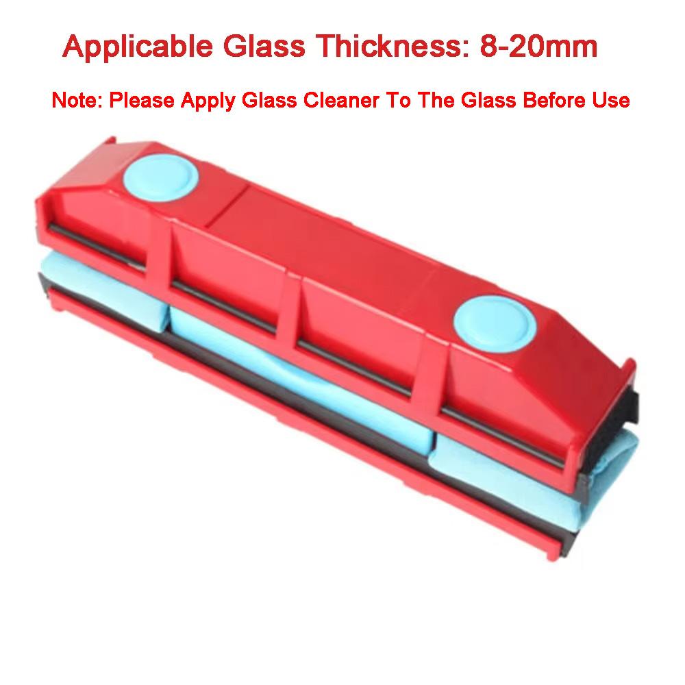 Magnetic Window Cleaner Double Sided Glass Brush 8-20mm High Rise Home Double Glazed Window Artifact Cleaning Tool красный