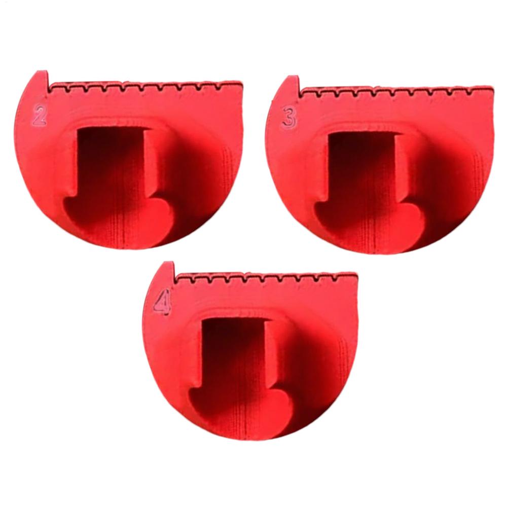 3Pcs Easy Sewing Guide for Beginners Seniors Plastic Hand Sewing Tool with 4mm 3mm 2mm Spacing for DIY Crafting Thumb Guide