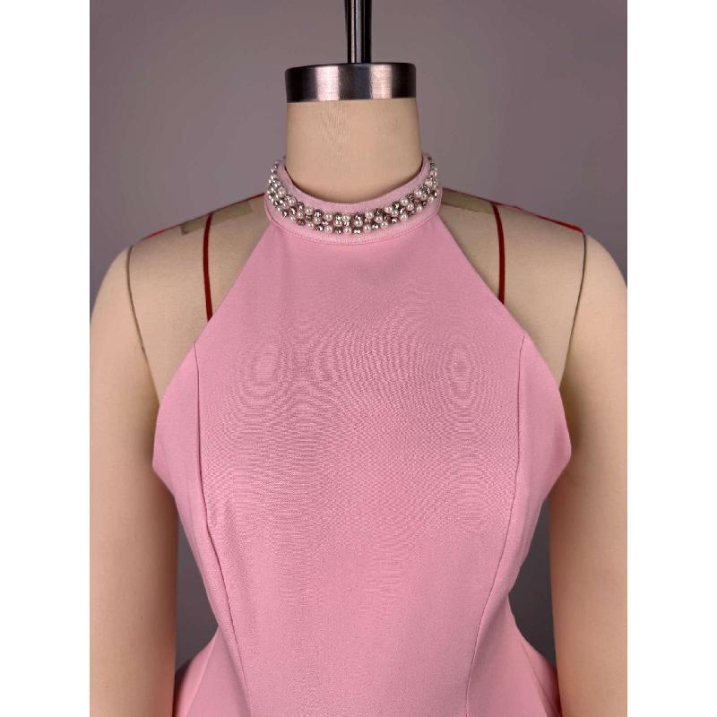 2026 Summer New Elegant Slim-Fit Sleeveless Top and Irregular Skirt Set