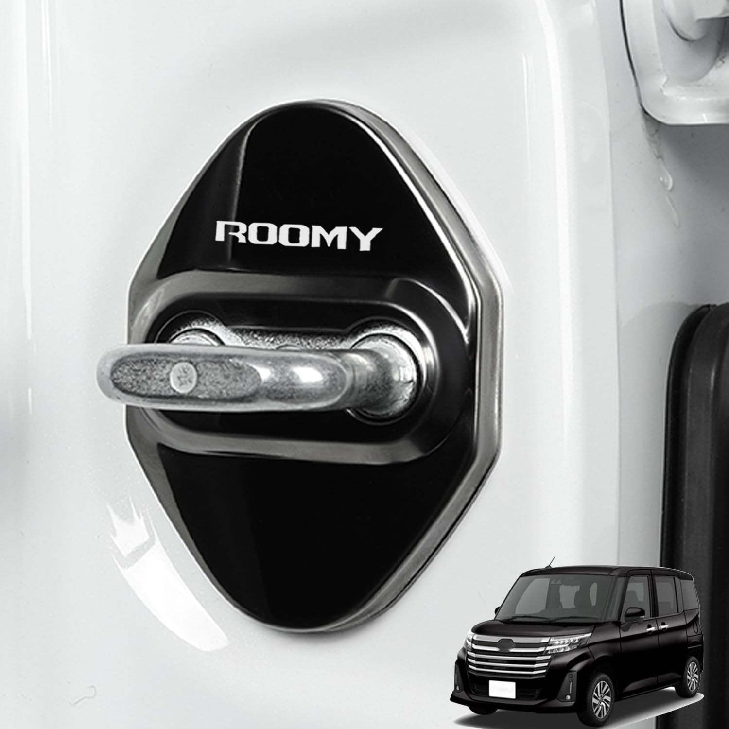 

Накладка на дверной фиксатор Kurtz для Toyota Roomy M900A M910A, специфичная для автомобиля, интерьер чёрный