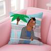 B-Bojack Horseman Cushion Cover Comfortable Reversible Pillow Cover Ideal For Car Sofa Bedroom & Beyond