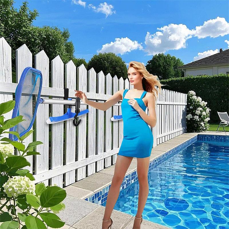 

Pool Hooks For Poles Set Of 2 Pool Equipment Hooks Heavy Duty Weather-Resistant Multi-purpose Poolside Storage For Cleaning China Mainland