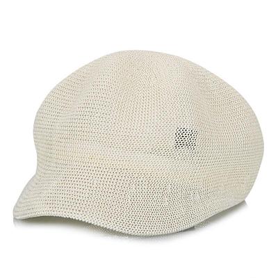 Kadın Hasır Örgü Şapka Nefes Alabilir Güneşlikli Şapka Yaz Şapkası