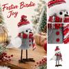Christmas Bird Ornaments, Assorted Small Bird Figurines Hanging Decorations for Christmas Tree and Window Display
