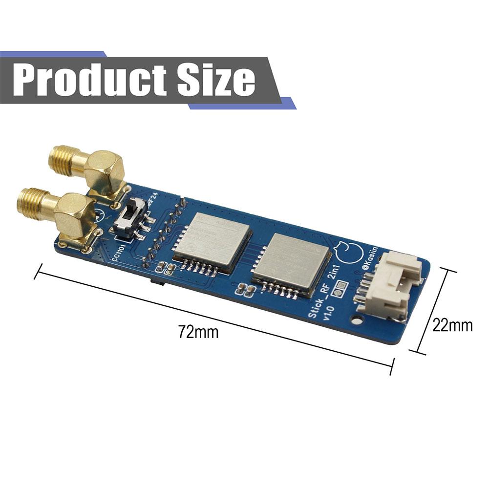 For M5 Stack For M5StickC PLUS2 For ESP32 Compact IoT Module CC1101 For NR F24 Tool 2-In-1 Module With Bruce Firmware