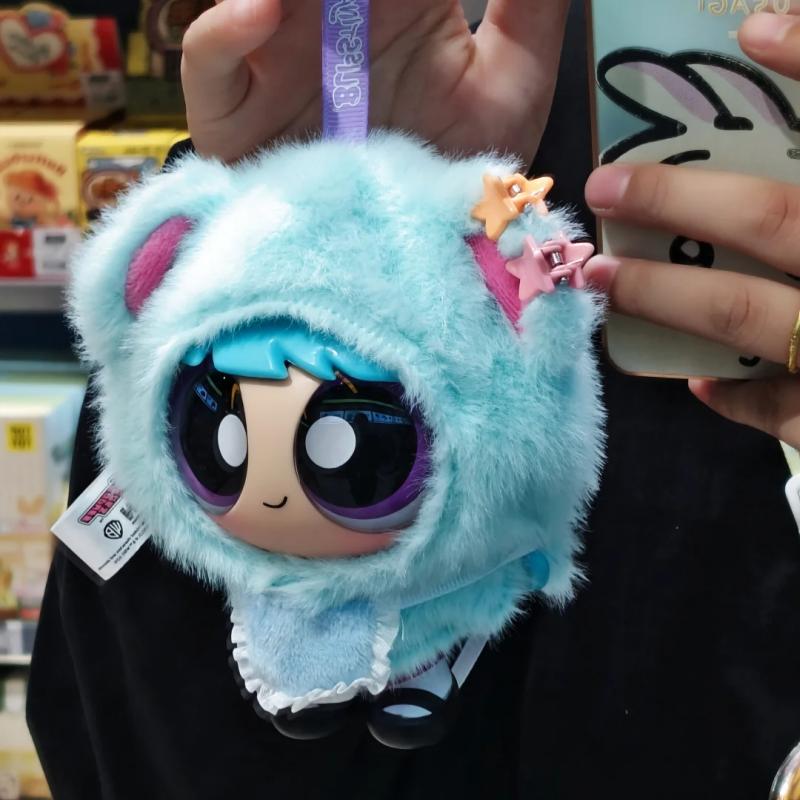 

Оригинальная кукла-трансвестит в плаще из мультсериала «Крутые девчонки», кукла-сюрприз, плюшевая виниловая кукла, подвеска для рюкзака, брелоки/цепочки, игрушки, подарок