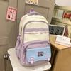 Colorblock Studenten Schultasche Damen Reise Rucksack