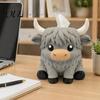 Unique Housewarming Gift for Her Simulated Highland Yak Tissue Box, Cute Decorative Paper Dispenser, Waterproof Animal Dispenser Matte PETG