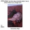 ATEEZ 14° Mini Album Golden Hour Parte.5 Album POCA ver. Photocard DIARY VER