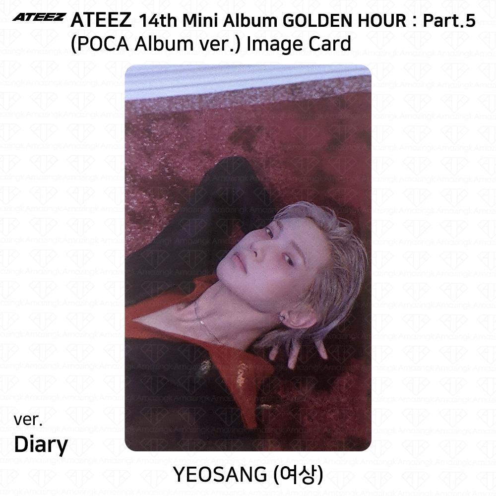 ATEEZ 14° Mini Album Golden Hour Parte.5 Album POCA ver. Photocard DIARY VER