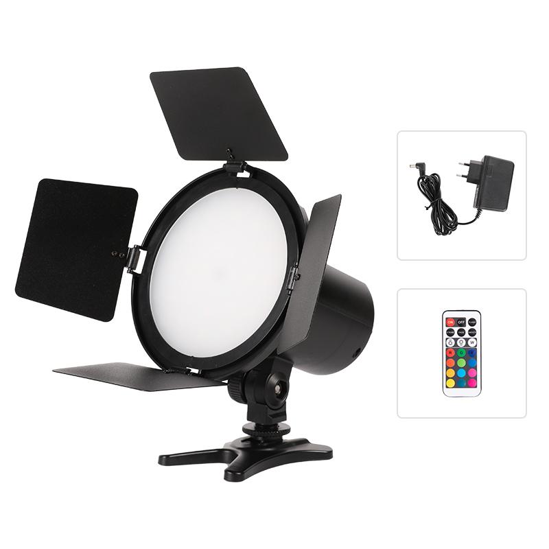 RGB LED Video Light Lamp Photography Selfie Dimmable 3200-5600K Light Camera Light Live Stream Fill Lamp Photo Studio Lamp