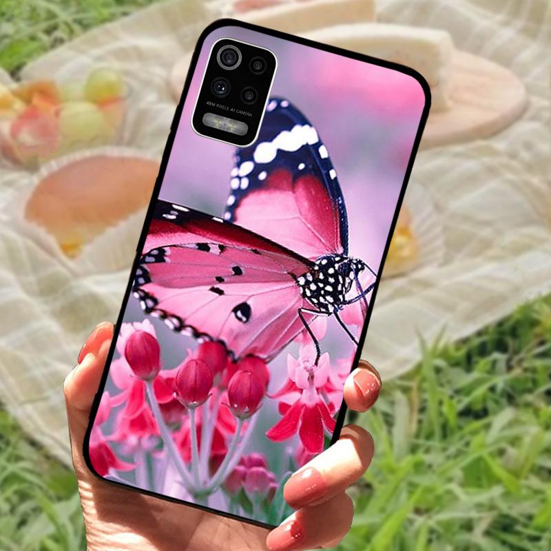 For LG K52 Q52 K62 4G Case Silicone Soft TPU Black Bumper Cover For LG K62+ Coque K62 Plus 4G Fashion Phone Protective Fundas
