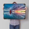 Greenland Fire Sky Printing Poster Customized Retro Wall Art Vintage Metal Signs for Room Office Decoration Gaming Custom Plate