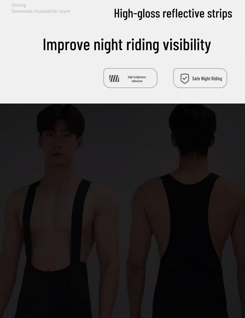 NUCKILY2026 Men's Breathable Spring/Summer Cycling Bib Shorts