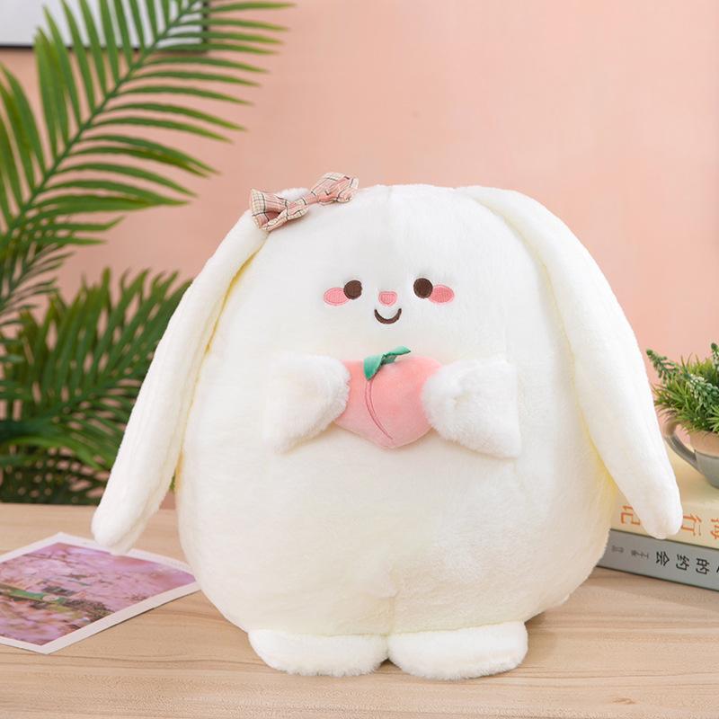 

Cute rabbit peach doll plush toy soft cute peach rabbit doll girl sleeping holding rag doll birthday gift 20cm（0.15kg）