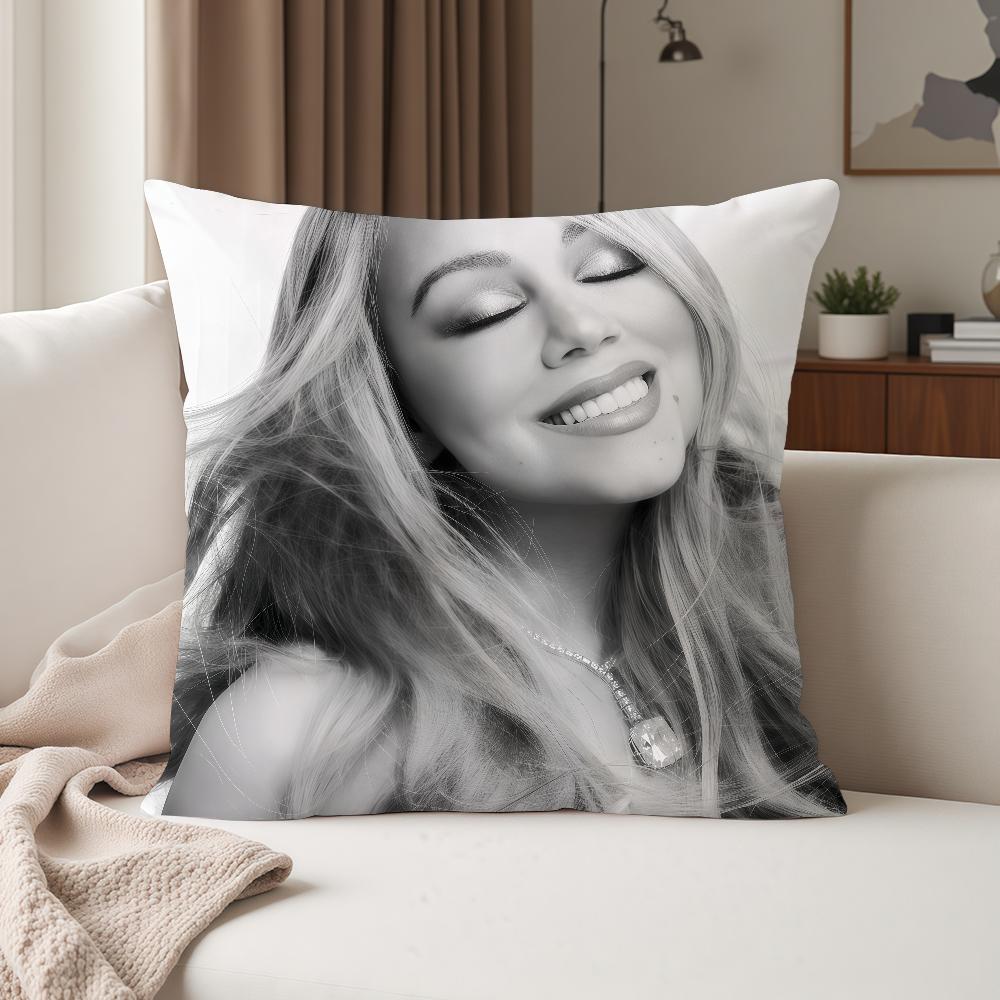 Singer Mariah Carey Rainbow Here For It All Pillow Case Suitable For Bedrooms Living Rooms Cars Home Decoration