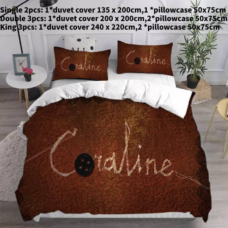 Luxurious 3d Bed Sheet Set With Vibrant Digital Print Soft Polyester Fabric For Queen Size Beds