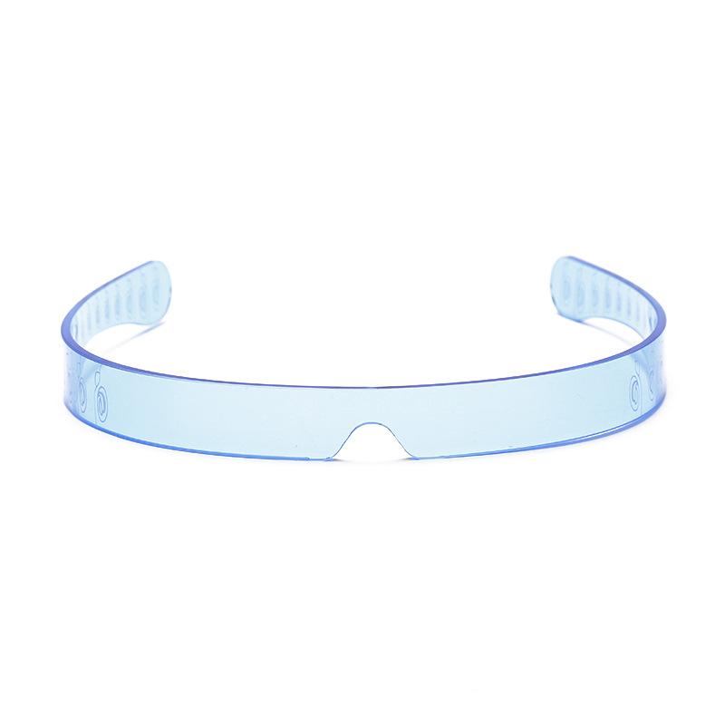 New fashion integration future science fiction punk sunglasses jelly rimless glasses personalized street photography trend accessories